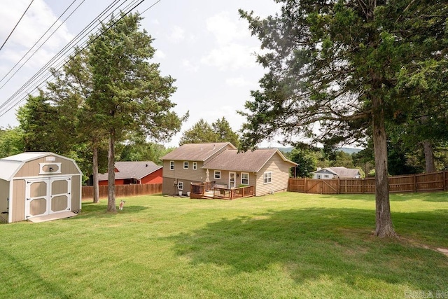 1244 N Scenic Dr, Heber Springs, AR 72543 - back of property with a deck