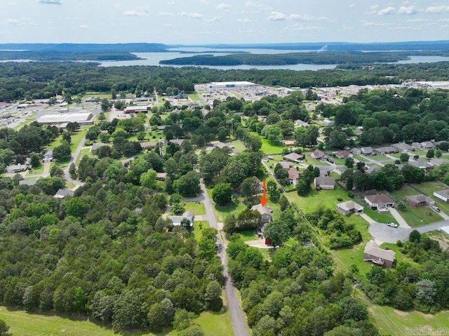 1244 N Scenic Dr, Heber Springs, AR 72543 - aerial view of a large body of water and a forest