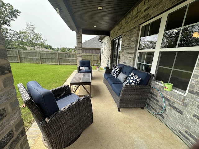 1008 Wildcat Ln, Jonesboro, AR 72405 - view of patio / terrace with outdoor lounge area