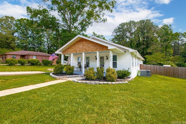 1032 Virginia Ave, Bauxite, AR 72011 - bungalow with a porch and central air condition unit