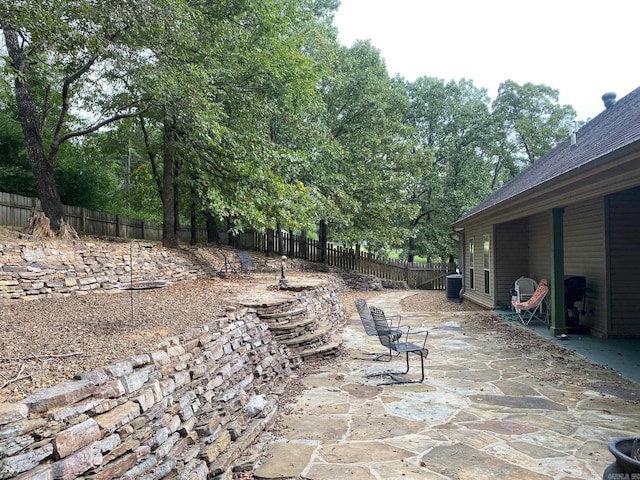 6 Maplewood W, Heber Springs, AR 72543 - fenced backyard with a patio area and cooling unit