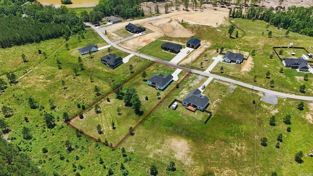 10584 Gunter Loop, Benton, AR 72019 - aerial view of property's location with property parcel outlined
