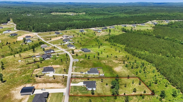 10584 Gunter Loop, Benton, AR 72019 - view of property location featuring a forest and property parcel outlined