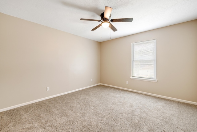 3316 Carmine Cv, Bryant, AR 72202 - unfurnished room featuring carpet, a ceiling fan, and baseboards