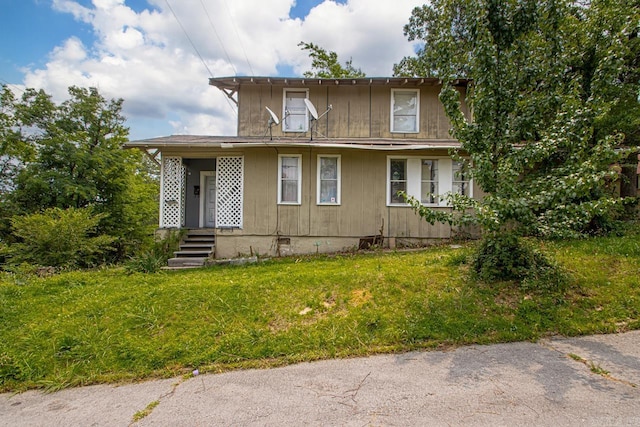 331 N Park St, Little Rock, AR 72205 - view of front of property with a front lawn