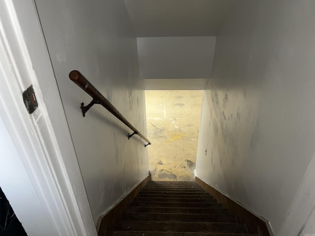 view of staircase
