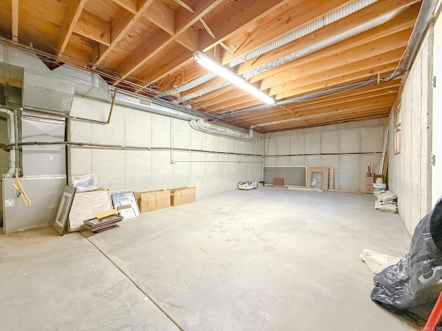 1908 Honeysuckle Dr, Mountain Home, AR 72653 - unfinished basement with heating unit