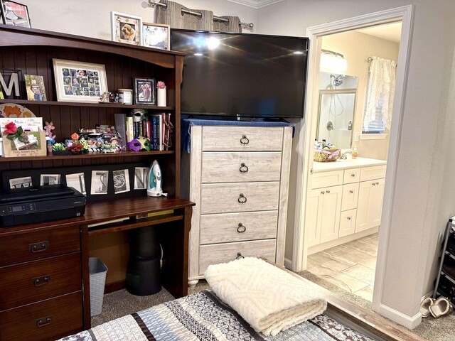135 Meadow Dr, Beebe, AR 72012 - bedroom featuring ensuite bathroom and a sink