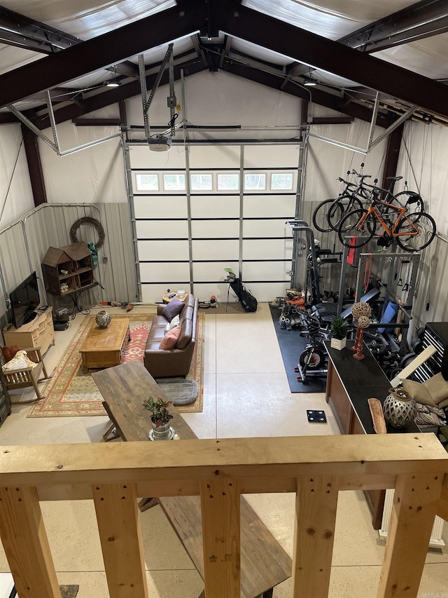 630 Cliffview Dr, Quitman, AR 72131 - garage featuring a garage door opener