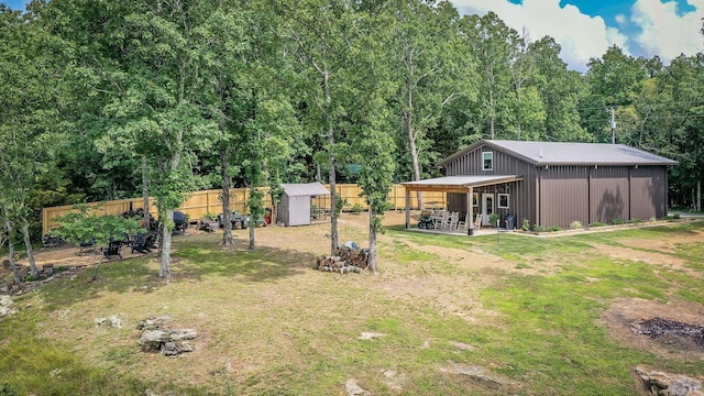 630 Cliffview Dr, Quitman, AR 72131 - view of yard featuring a patio