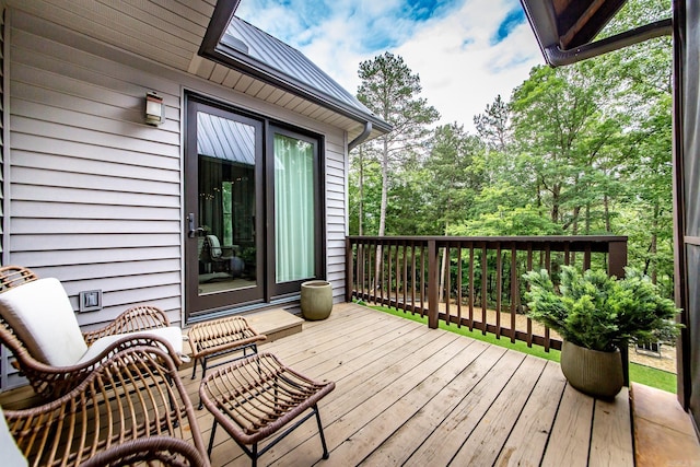 43 Mikes Cir, Heber Springs, AR 72543 - view of wooden deck