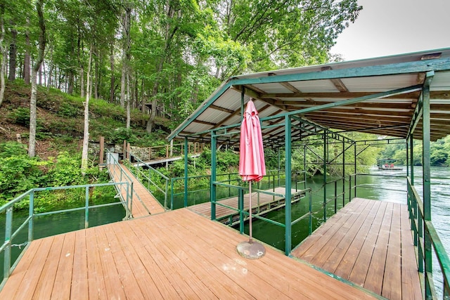 43 Mikes Cir, Heber Springs, AR 72543 - dock featuring a water view