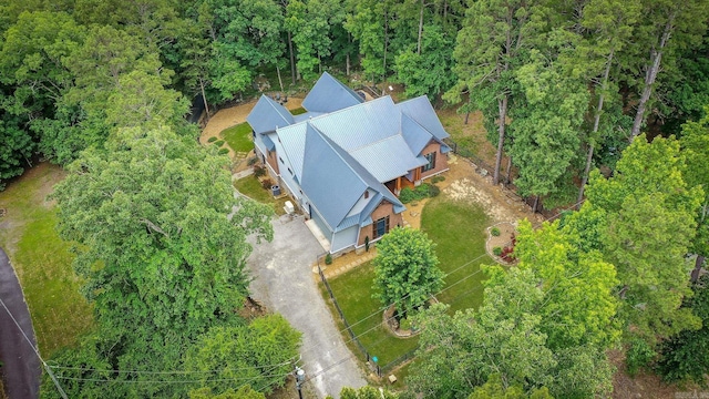 43 Mikes Cir, Heber Springs, AR 72543 - view from above of property with a forest