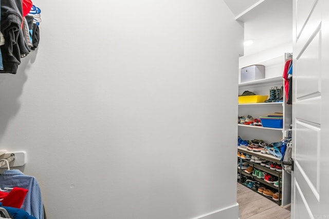 67 Falstone Dr, Little Rock, AR 72223 - spacious closet featuring wood finished floors