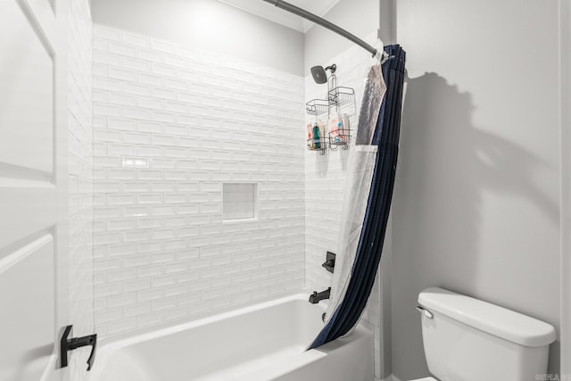 67 Falstone Dr, Little Rock, AR 72223 - full bath featuring shower / bathtub combination with curtain and toilet