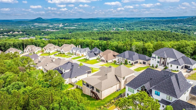 67 Falstone Dr, Little Rock, AR 72223 - aerial perspective of suburban area featuring a forest