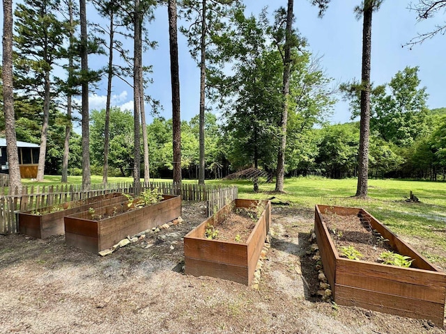 2645 Jumbo Rd, Melbourne, AR 72556 - view of grassy yard featuring a garden