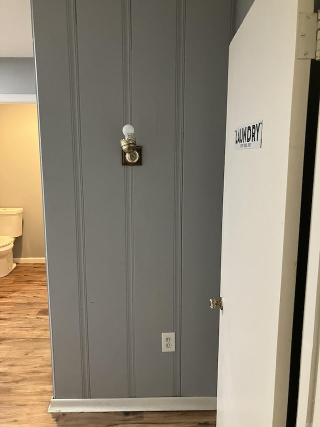 5006 Manor Ave, Little Rock, AR 72204 - detailed view of wood finished floors and baseboards