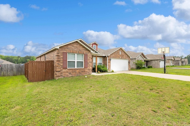 6096 Saddle Hill Dr, Alexander, AR 72002 - view of front of house featuring concrete driveway, brick siding, and a garage