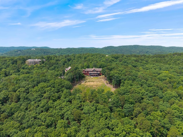 4501 Ridgefield Ln, Little Rock, AR 72223 - aerial view of property and surrounding area with a forest