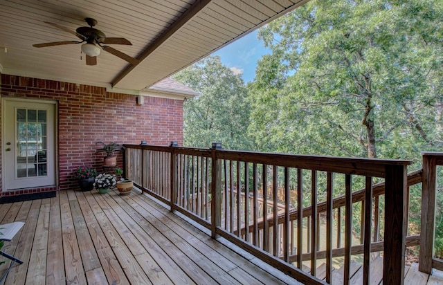 9 Lanes End, Little Rock, AR 72223 - deck with ceiling fan