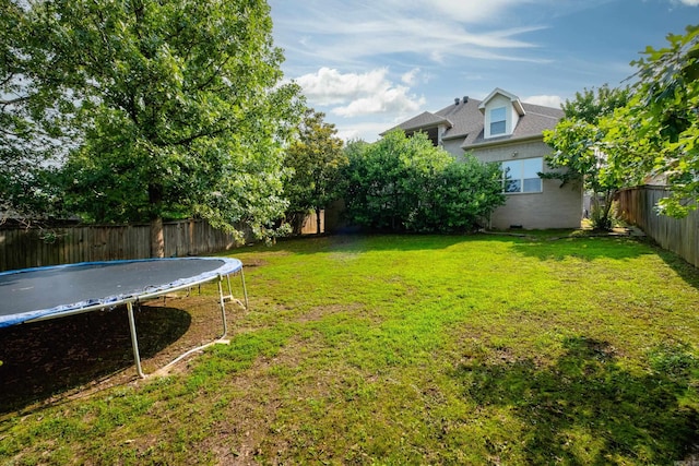 22 Epernay Cir, Little Rock, AR 72223 - view of yard with a trampoline