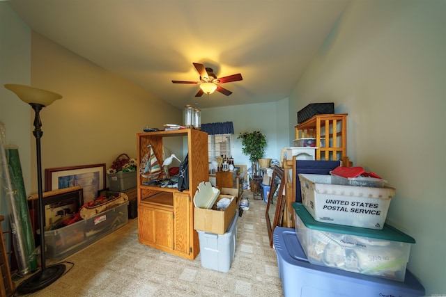 505 E Tri Lks, Horseshoe Bend, AR 72512 - interior space featuring a ceiling fan
