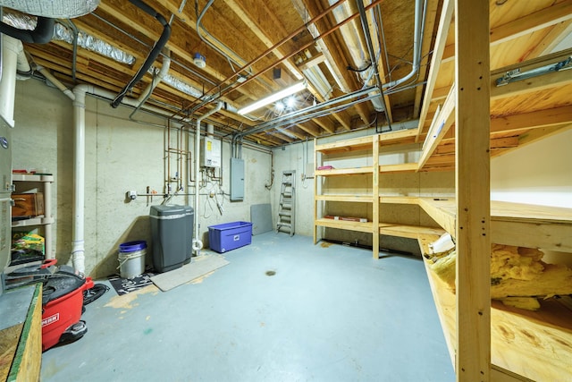 505 E Tri Lks, Horseshoe Bend, AR 72512 - unfinished below grade area featuring electric panel