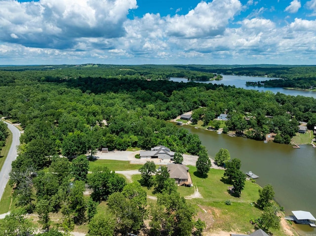505 E Tri Lks, Horseshoe Bend, AR 72512 - bird's eye view of a forest and a large body of water