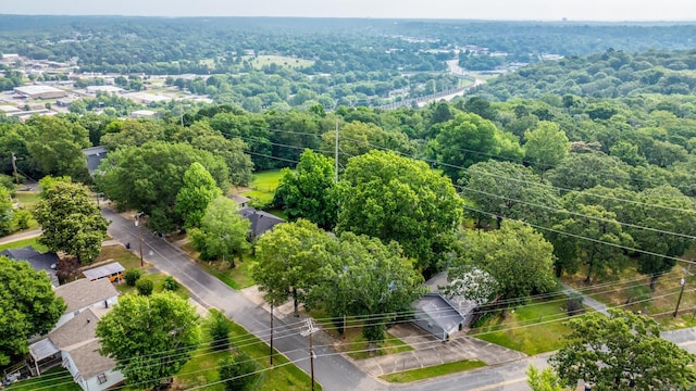 104 Parkview Dr, North Little Rock, AR 72118 - aerial view of a heavily wooded area