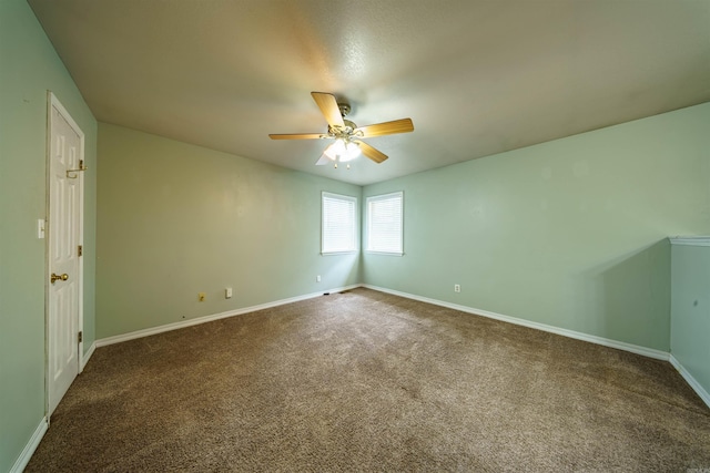 569 Hamlett Springs Rd, Cave City, AR 72521 - carpeted empty room featuring ceiling fan and baseboards
