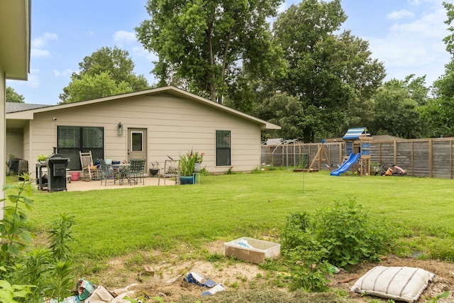 3101 Lax St, Newport, AR 72112 - view of yard featuring a patio area and a playground