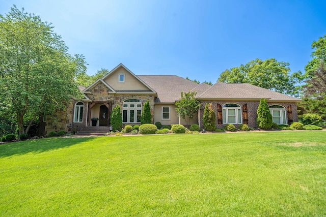 490 Quail Rdg, Hot Springs, AR 71901 - view of front of home featuring a front lawn