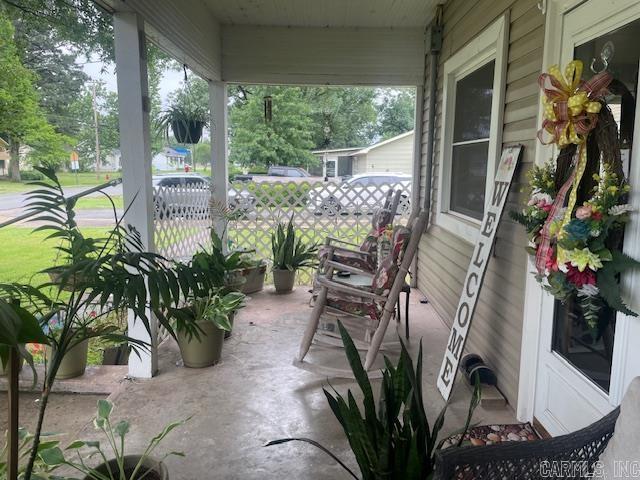view of porch