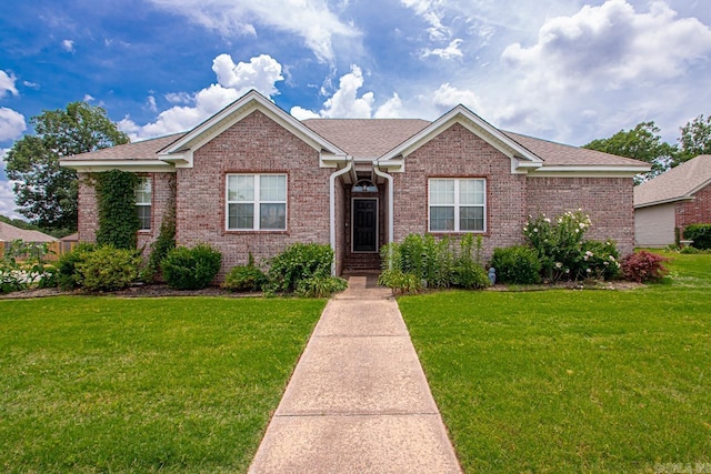 3023 Red Hawk Cv, Alexander, AR 72002 - ranch-style house featuring a front lawn, brick siding, and roof with shingles