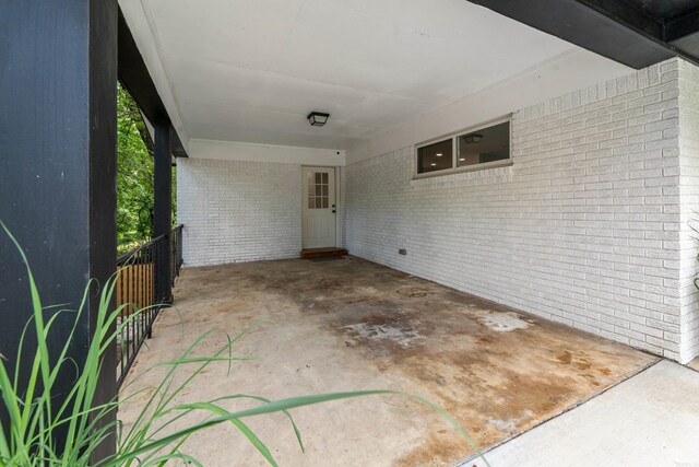201 Sunset St, Hot Springs, AR 71913 - view of patio with a carport