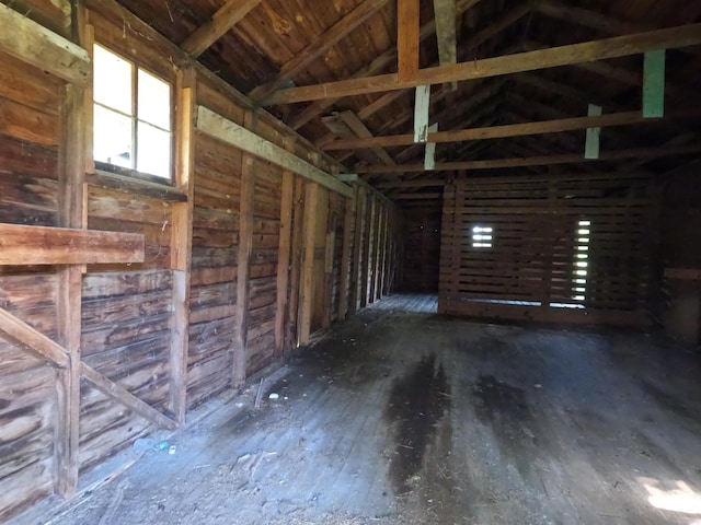 25942 E 14th Hwy, Mountain View, AR 72560 - misc room with wood finished floors and vaulted ceiling