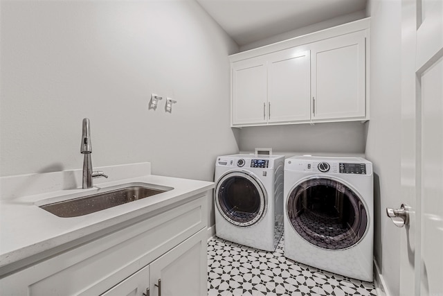 118 Lydia Dr, Maumelle, AR 72113 - washroom with cabinet space and washing machine and dryer