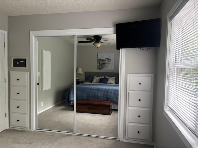 135 Hillview Dr Unit 19, Fairfield Bay, AR 72088 - bedroom featuring carpet flooring, a closet, and baseboards