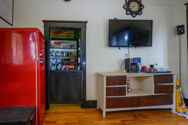 1107 Magnolia, Mena, AR 71953 - living area featuring wood finished floors