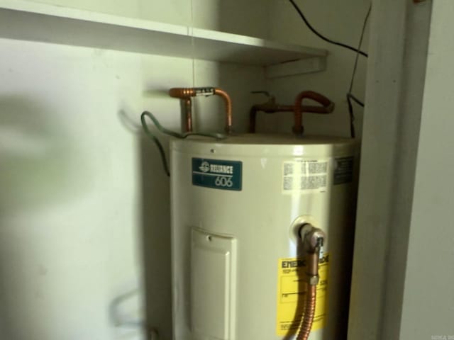 211 Turner St, Mena, AR 71953 - utility room with water heater