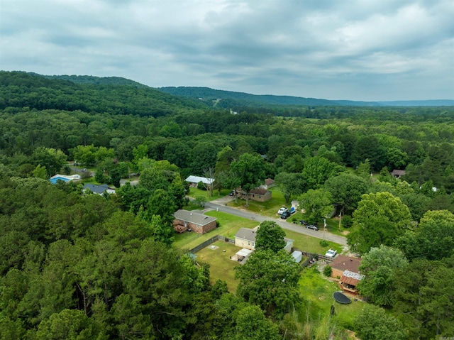 1417 Meadowbrook Dr, Heber Springs, AR 72543 - aerial view of property and surrounding area featuring a forest