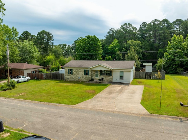 1417 Meadowbrook Dr, Heber Springs, AR 72543 - view of front of home featuring driveway and stone siding