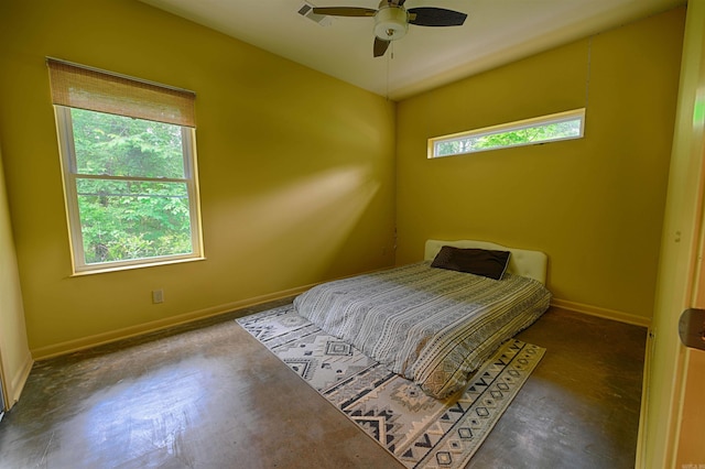 343 Boulder Rd, Royal, AR 71968 - bedroom featuring baseboards and ceiling fan