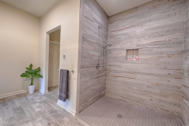 343 Boulder Rd, Royal, AR 71968 - bathroom featuring a tile shower