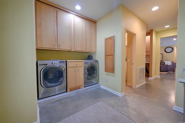 343 Boulder Rd, Royal, AR 71968 - laundry area with cabinet space and recessed lighting