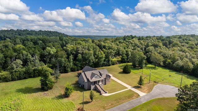 3 E Castlepines, Greenbrier, AR 72058 - view from above of property featuring a heavily wooded area