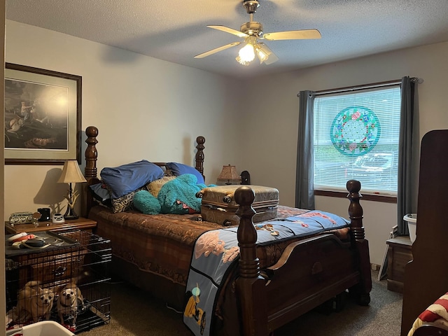 1702 E Spring Dr, Horseshoe Bend, AR 72512 - carpeted bedroom featuring ceiling fan