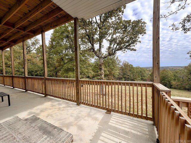 38 Oak Ridge Dr, Gepp, AR 72538 - wooden deck with a patio area