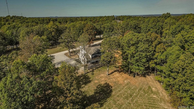 38 Oak Ridge Dr, Gepp, AR 72538 - view of subject property with a heavily wooded area